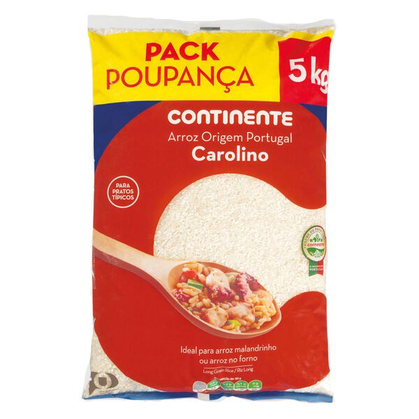 Arroz Carolino Pack Poupança Continente