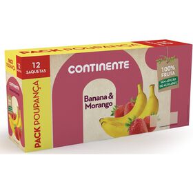 Pack  Saquetas de Banana e Morango +8M