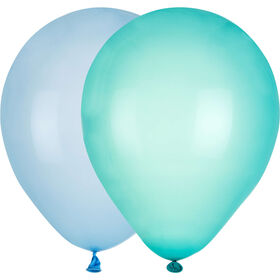 Conjunto 10 Bal&otilde;es Mix Azul Kasa