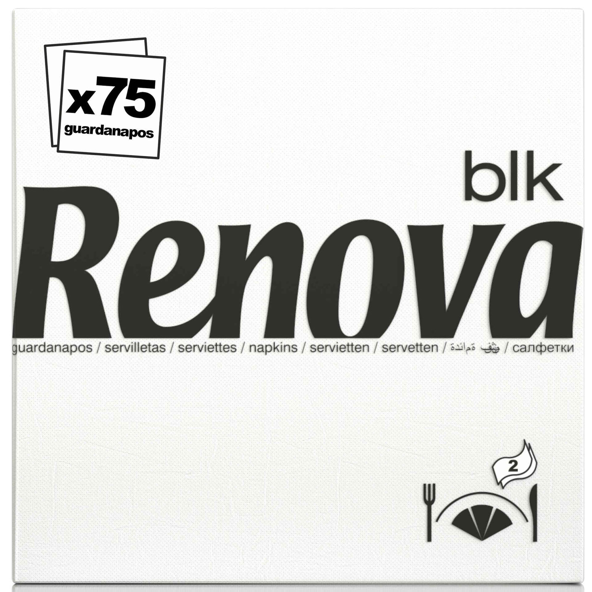Guardanapos 2 Folhas BLK Branco