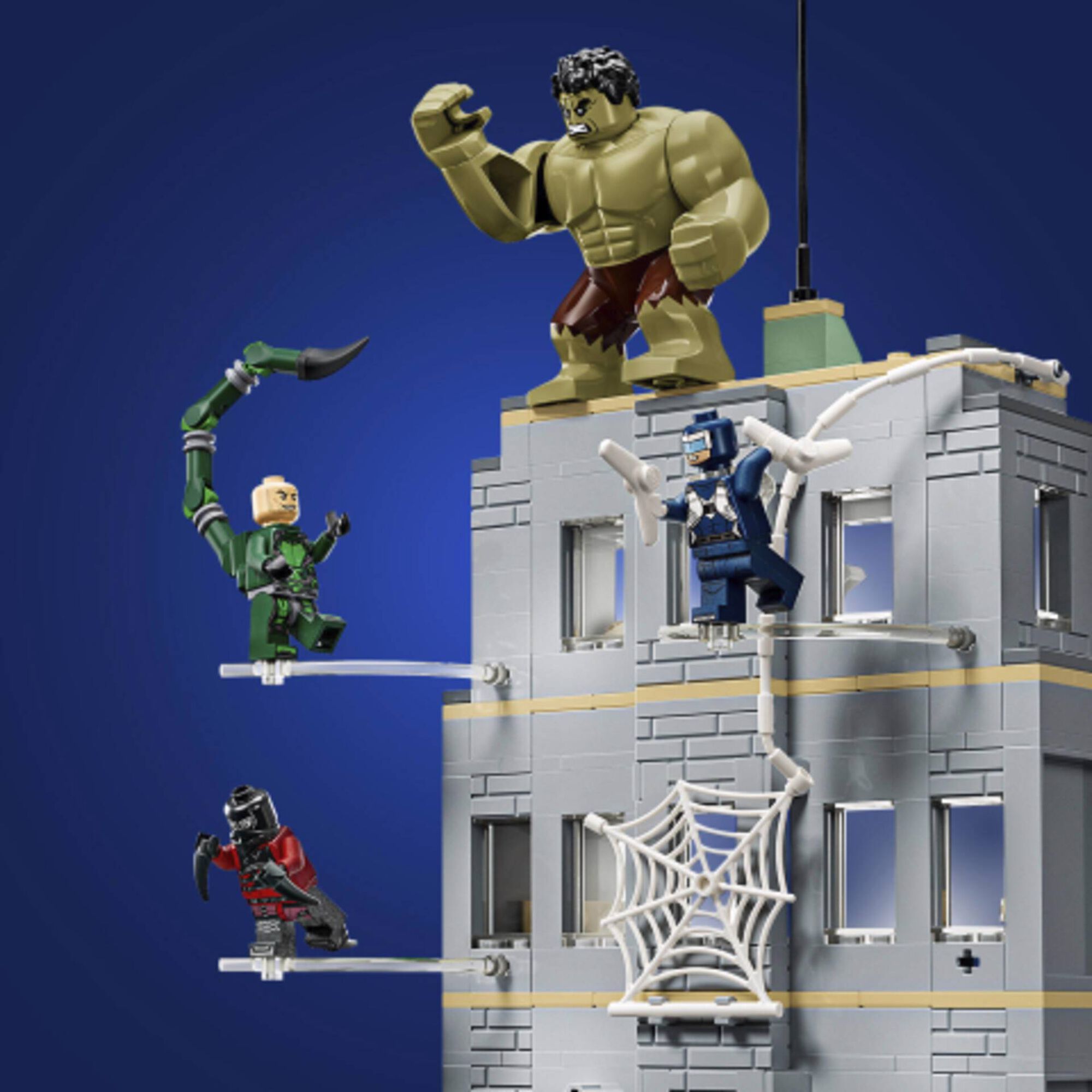 LEGO Marvel - Confronto &Eacute;pico do Spider-Man contra Hulk - 76350