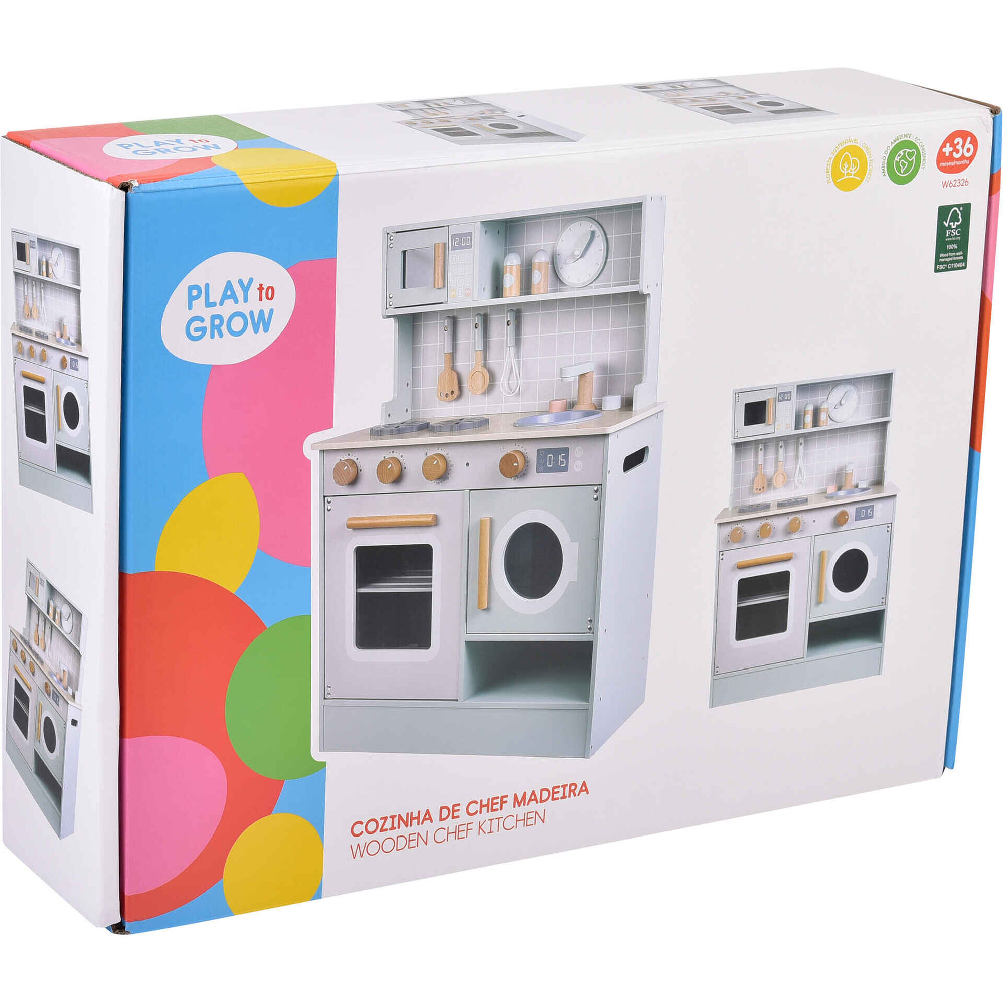 Zoko Play to Grow - Cozinha de Chefe em Madeira