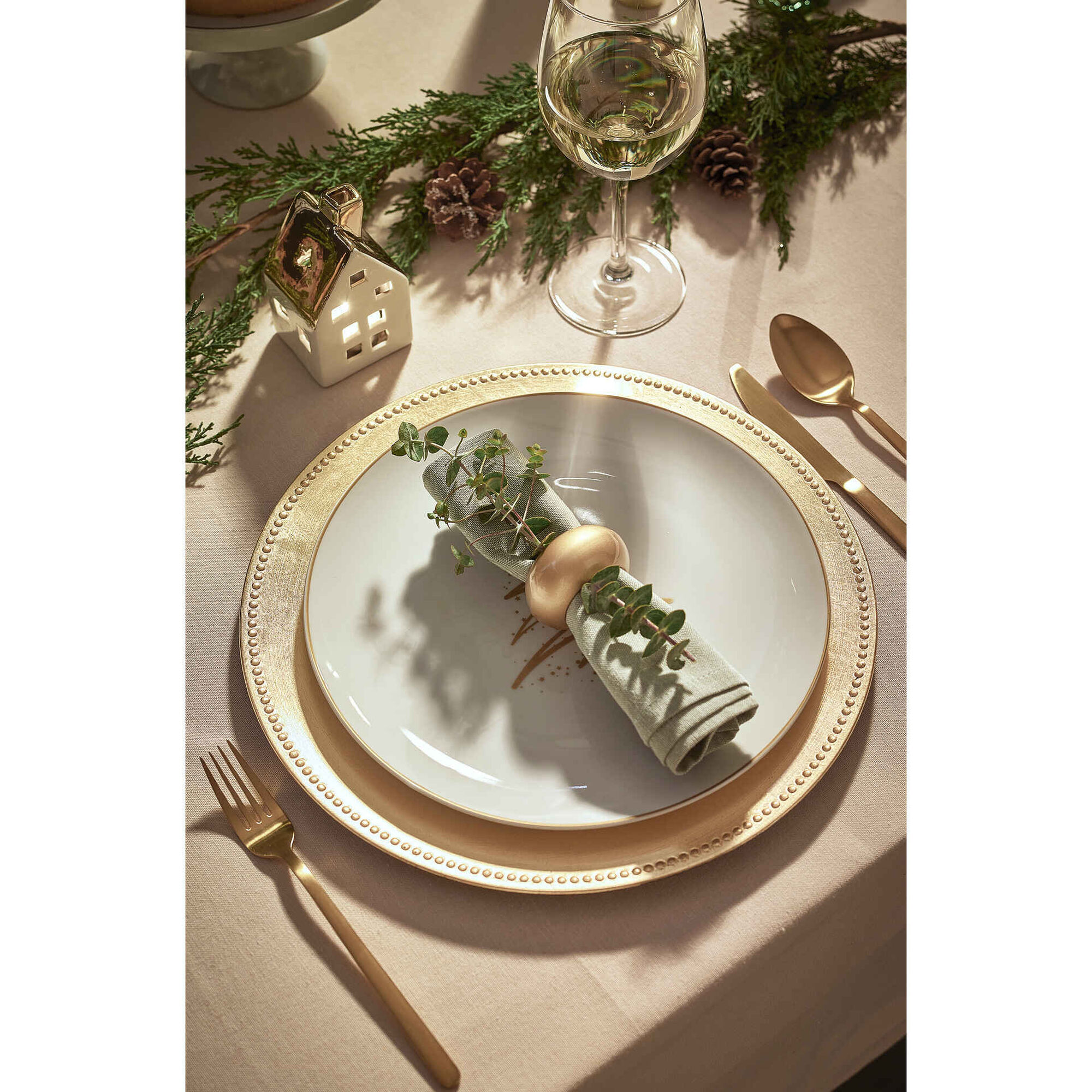 Serviço Mesa Tree Dourado 6 Pessoas Serviço Mesa Tree Dourado 6 Pessoas