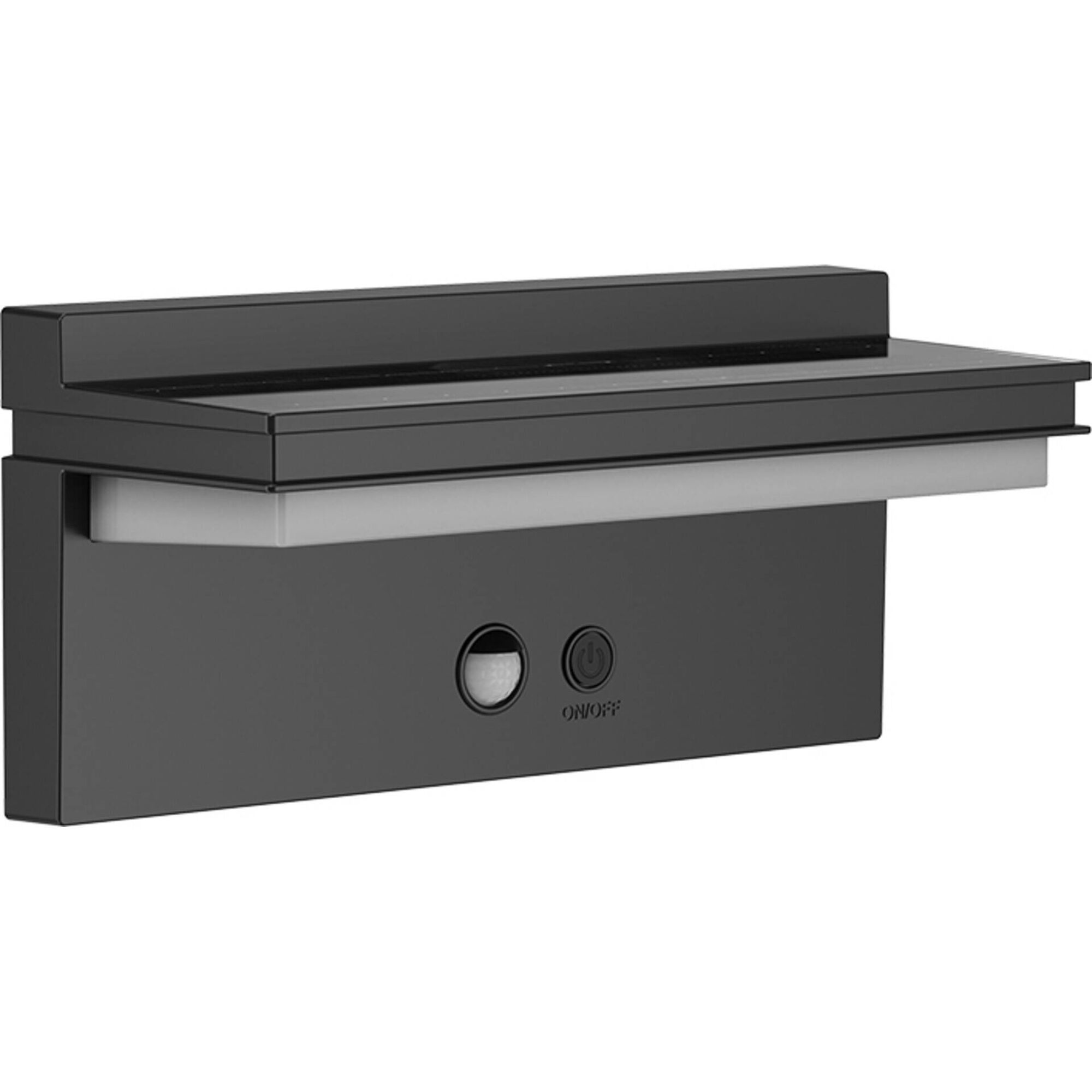 Candeeiro de Parede Solar com Sensor Preto Boost