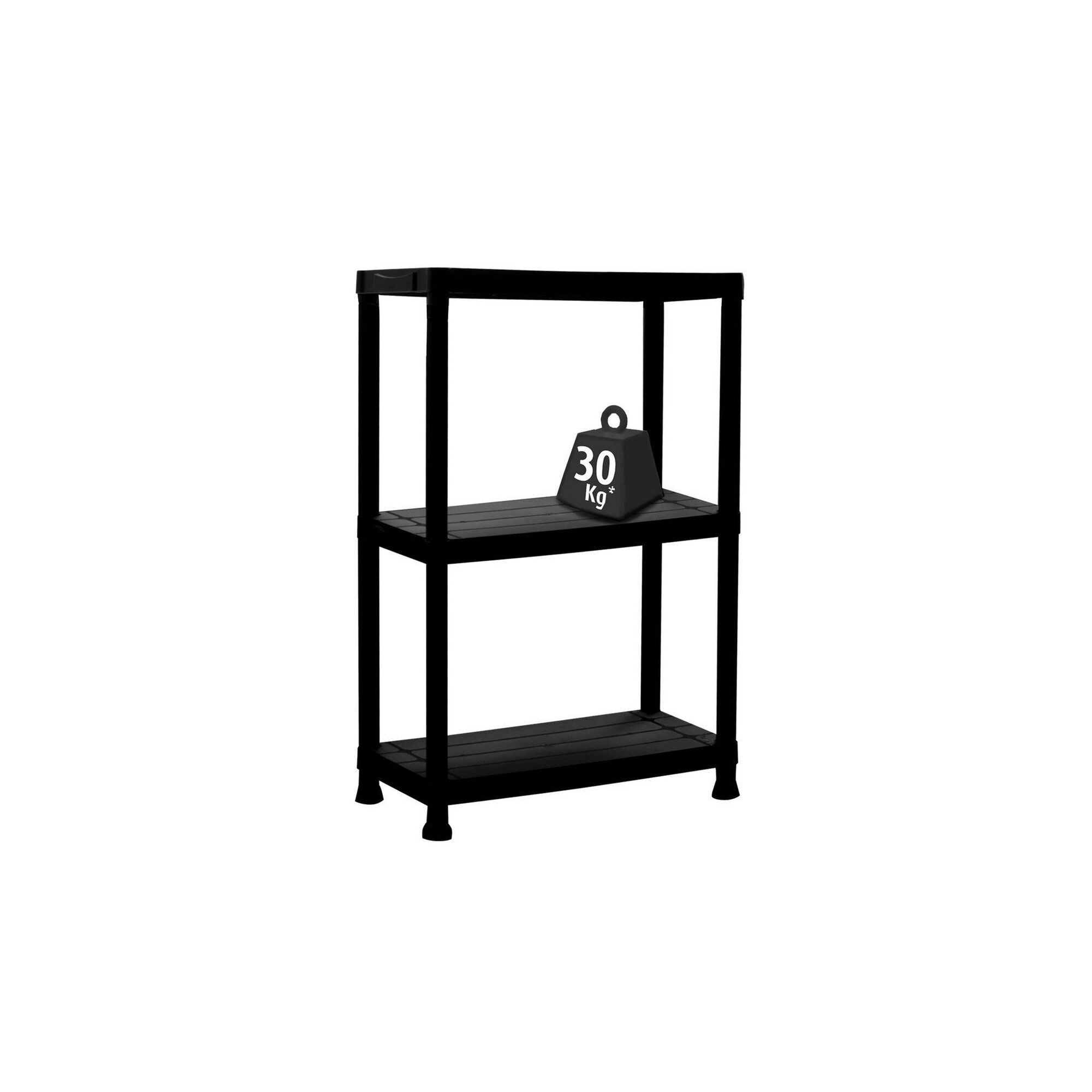 Estante com 3 Prateleiras 61x31x92cm Estante com 3 Prateleiras 61x31x92cm