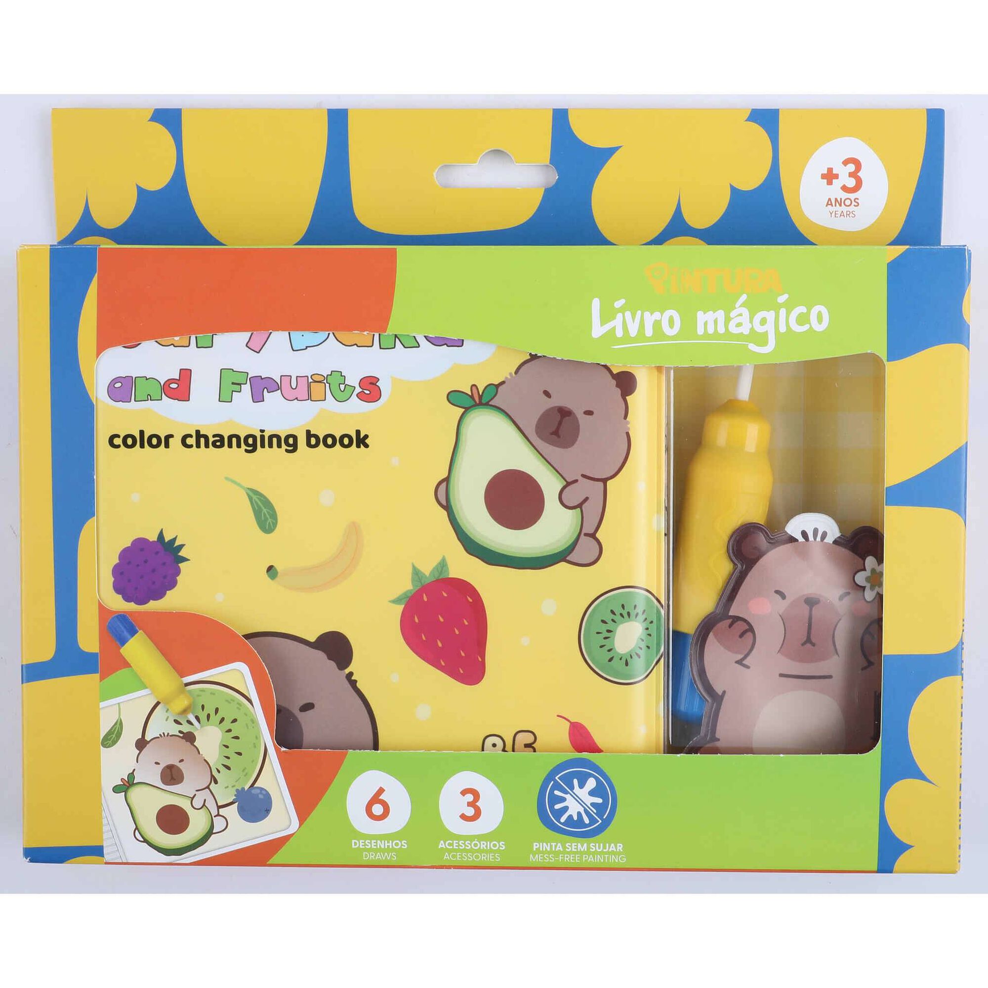 Kit de  Livro M&aacute;gico (v&aacute;rios modelos) Pintura
