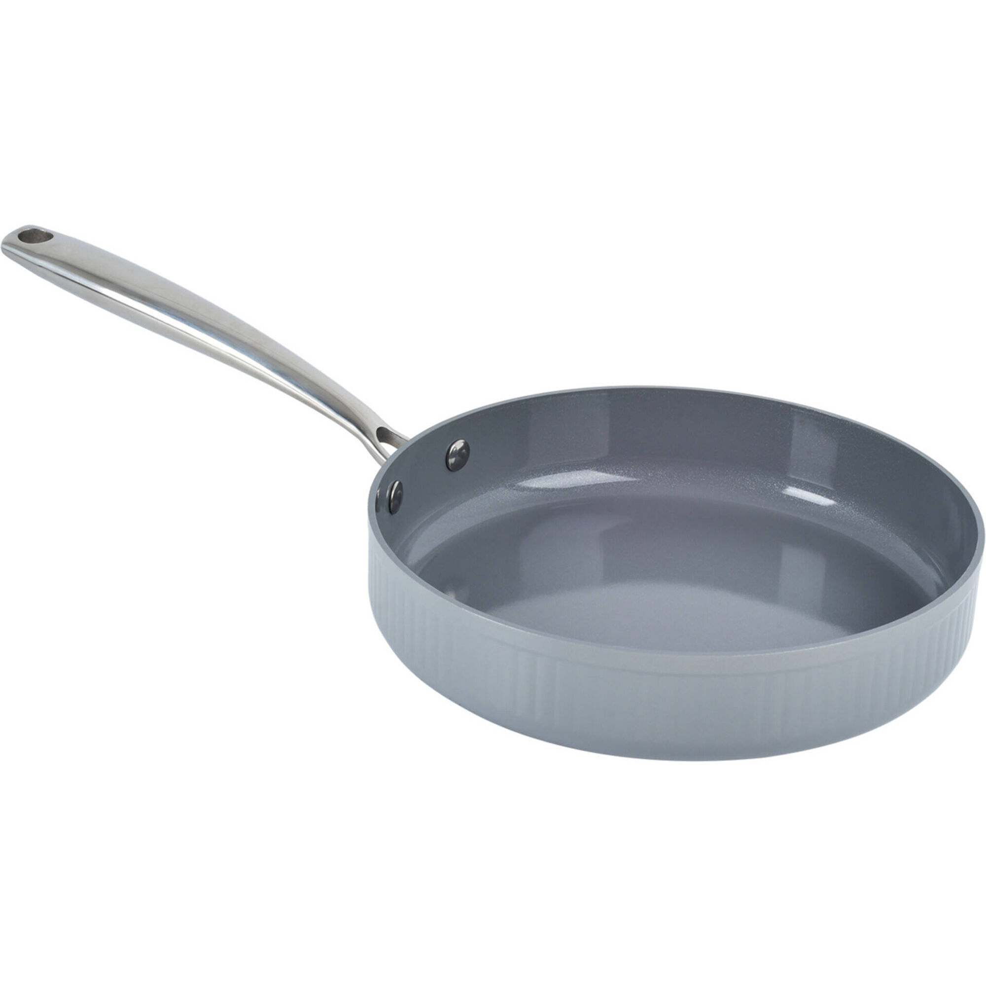 Frigideira 24cm Cinza Ceramic Colors Kasa