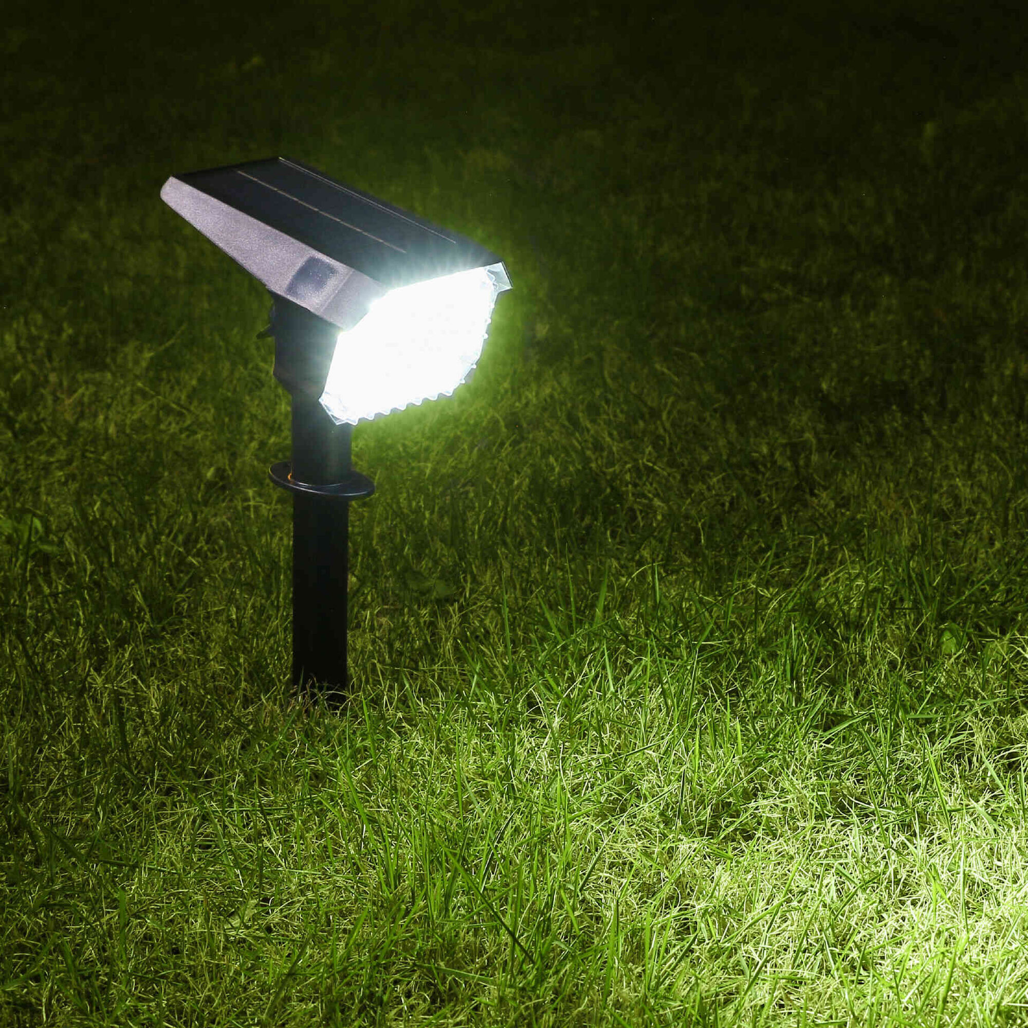 Pilar LED Solar Preto Boost