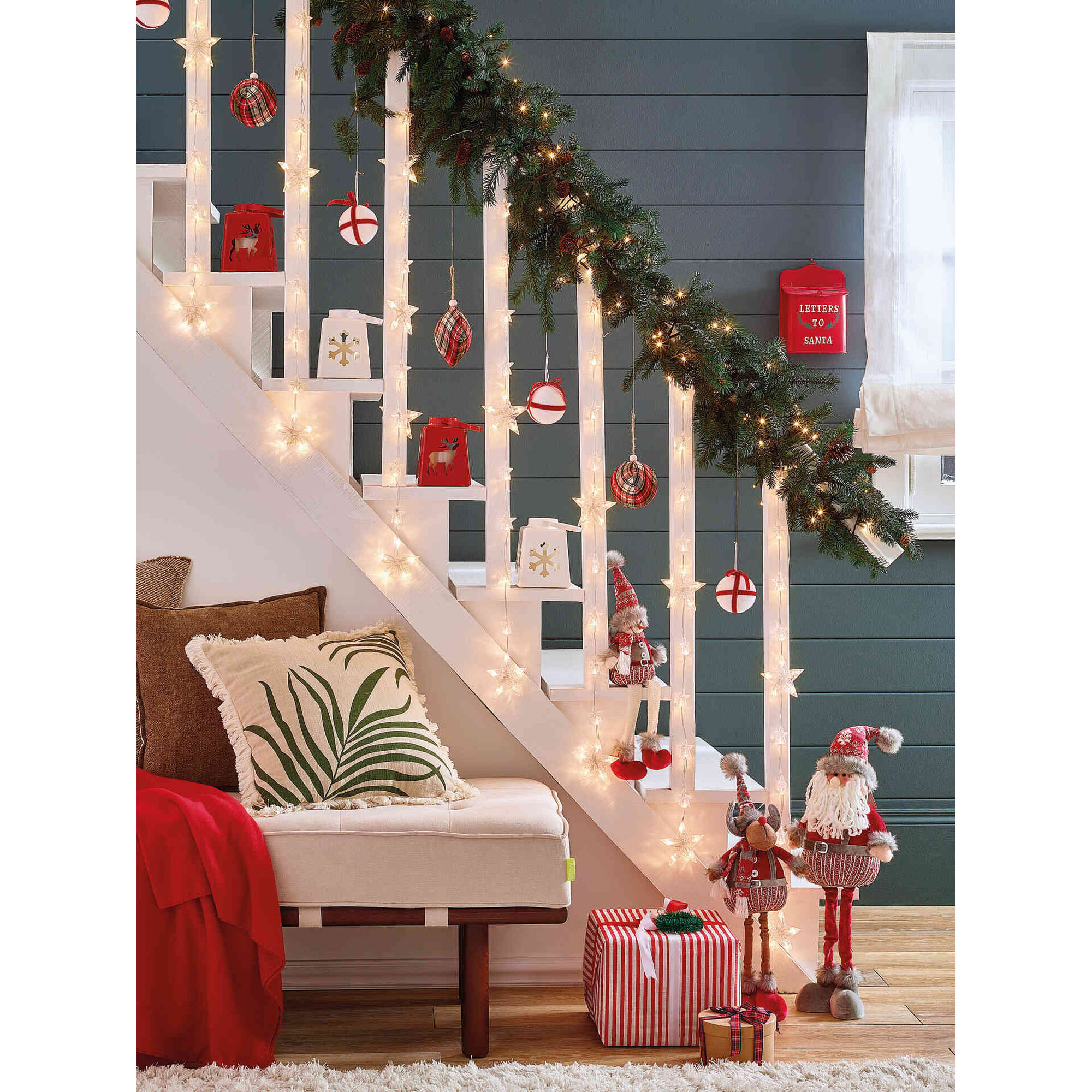 Ornamento Oval 10cm Tecido Xadrez Fun