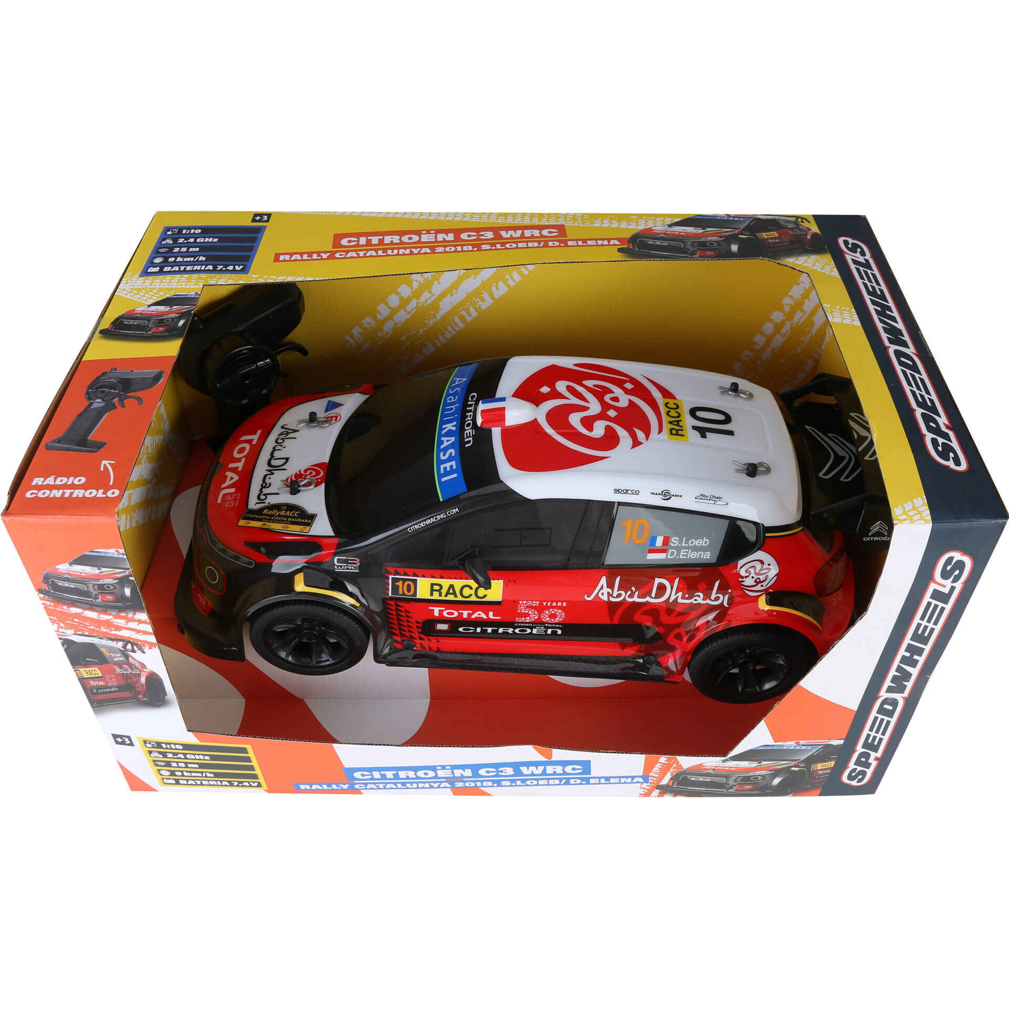 Zoko Speed Wheels - Carro Telecomandado Citro&euml;n C3 WRC 1:10