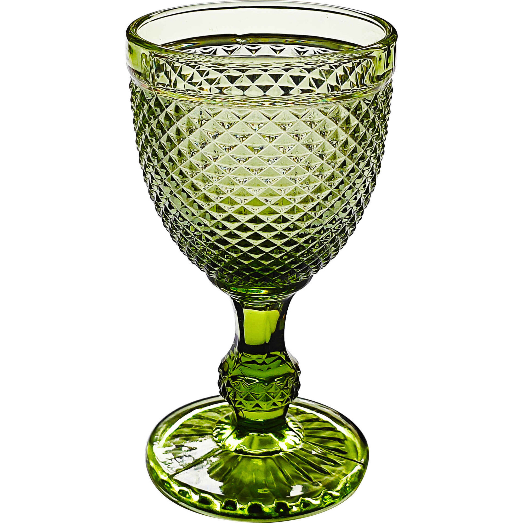 Conjunto 6 C&aacute;lices 30cl Picos Verde Kasa