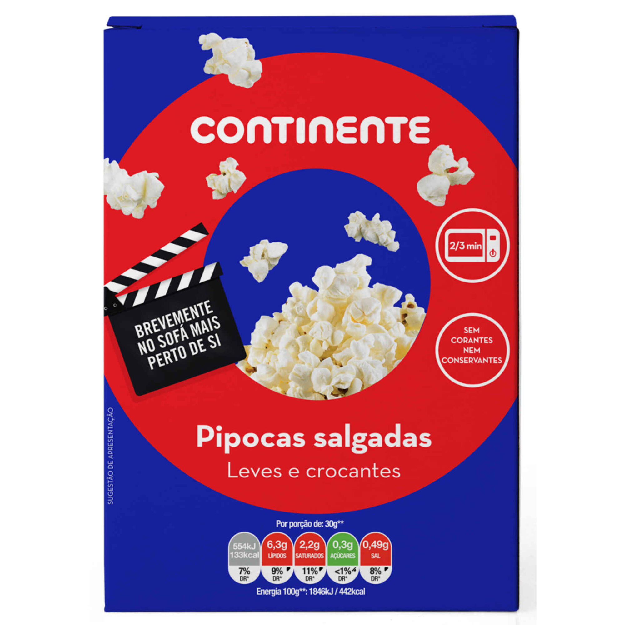Pipocas Salgadas Micro-ondas Pipocas Salgadas Micro-ondas