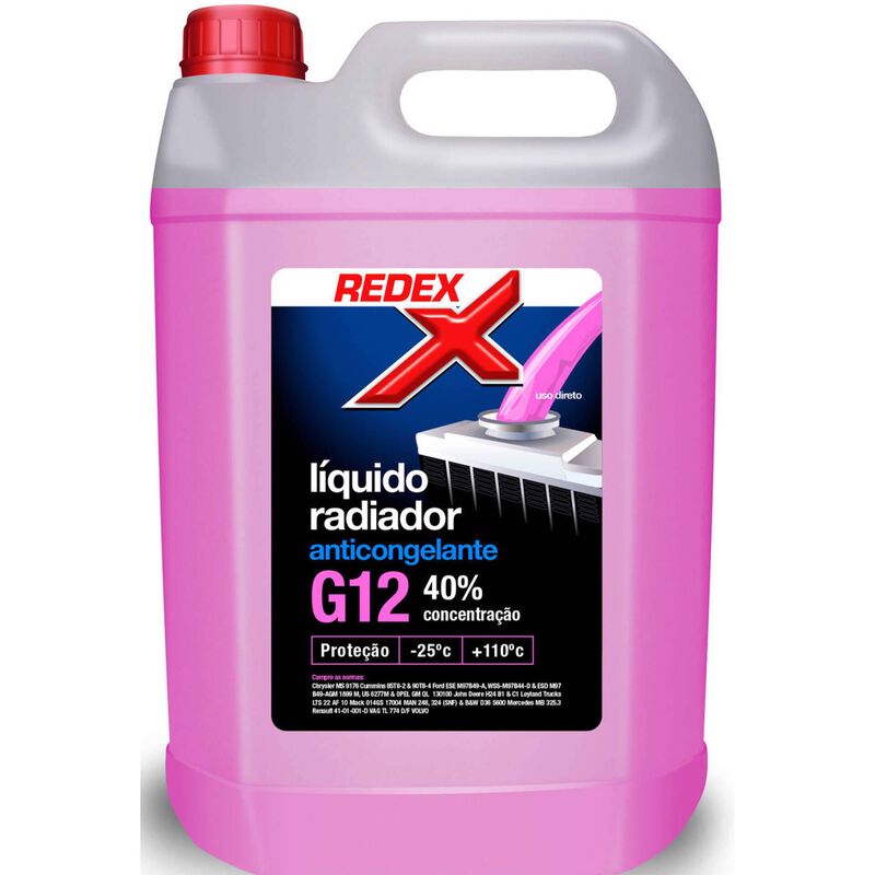 Líquido Radiador -25°C Rosa Redex