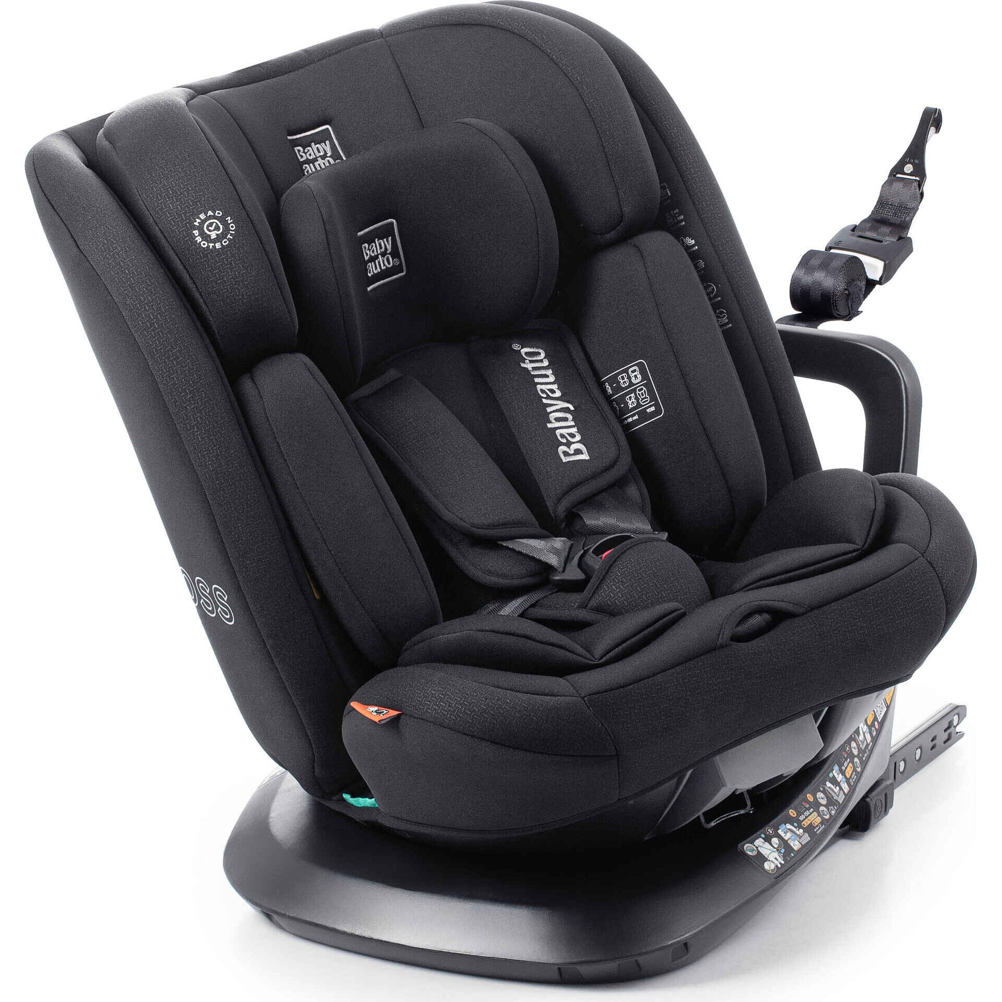 Cadeira Auto I-Size 40-150 Across Preta Babyauto