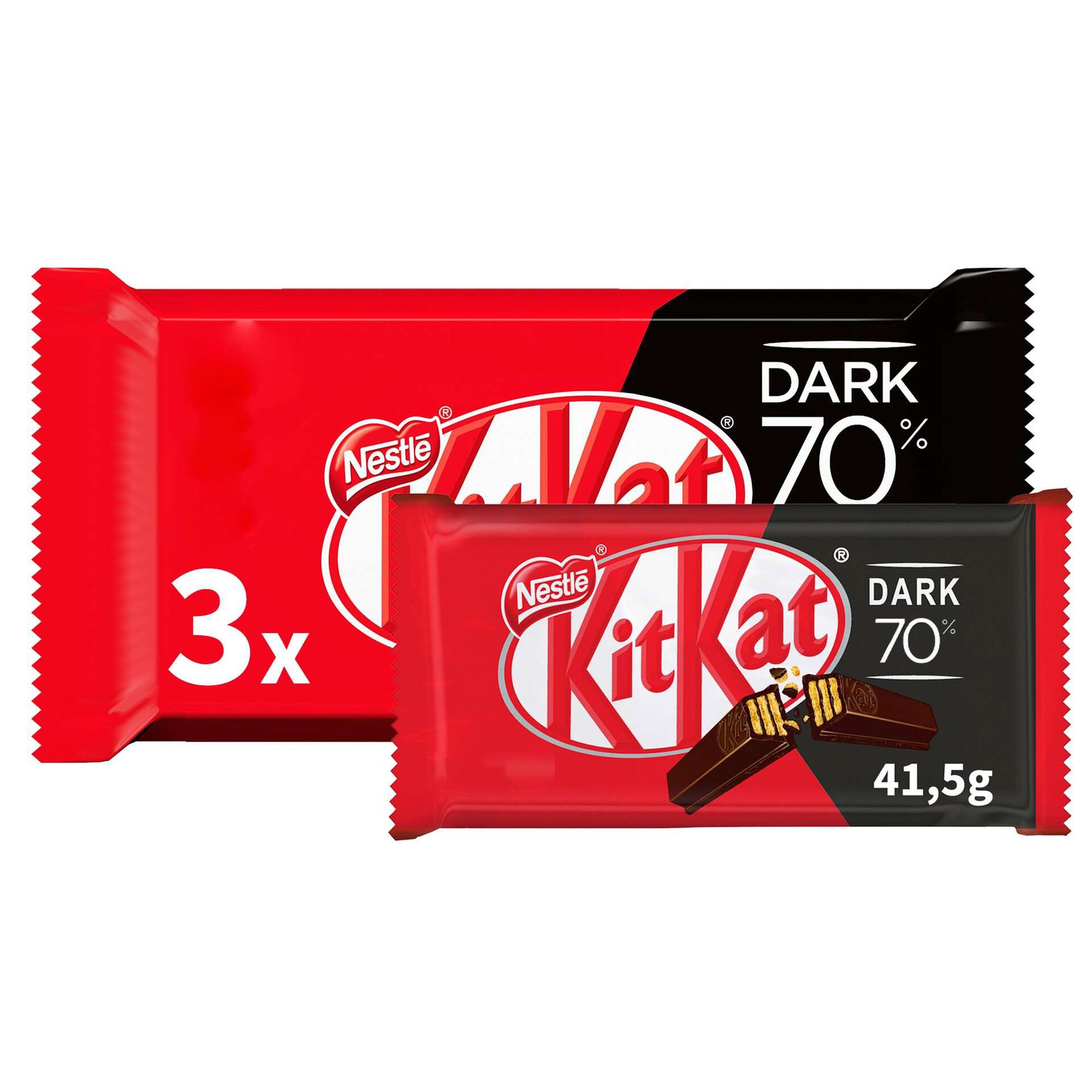 Snack de Chocolate Negro 70% Cacau Kit Kat