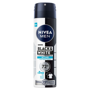 Desodorizante Spray Black & White Active Nivea Men
