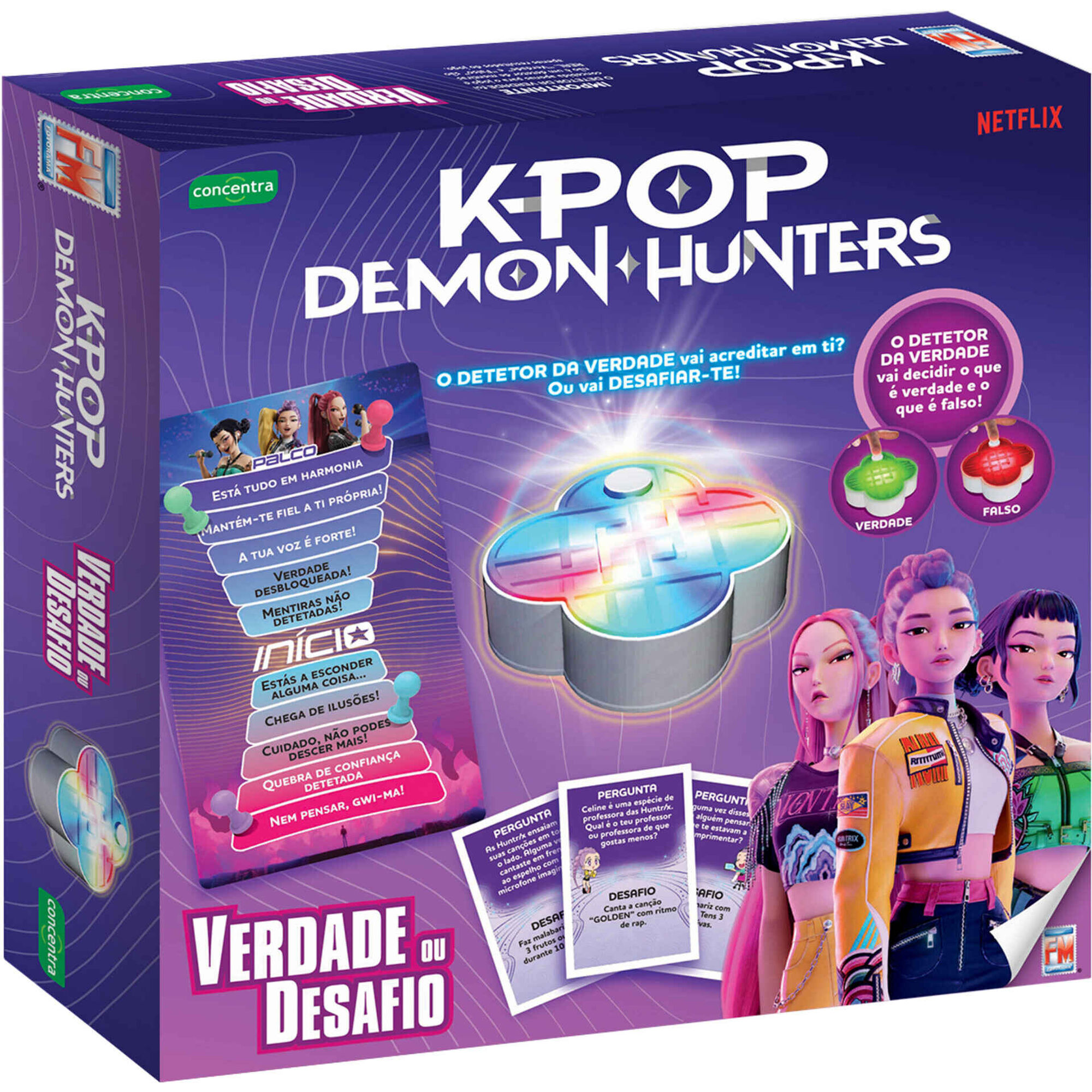 Concentra - Jogo K-Pop Demon Hunters: Verdade ou Desafio
