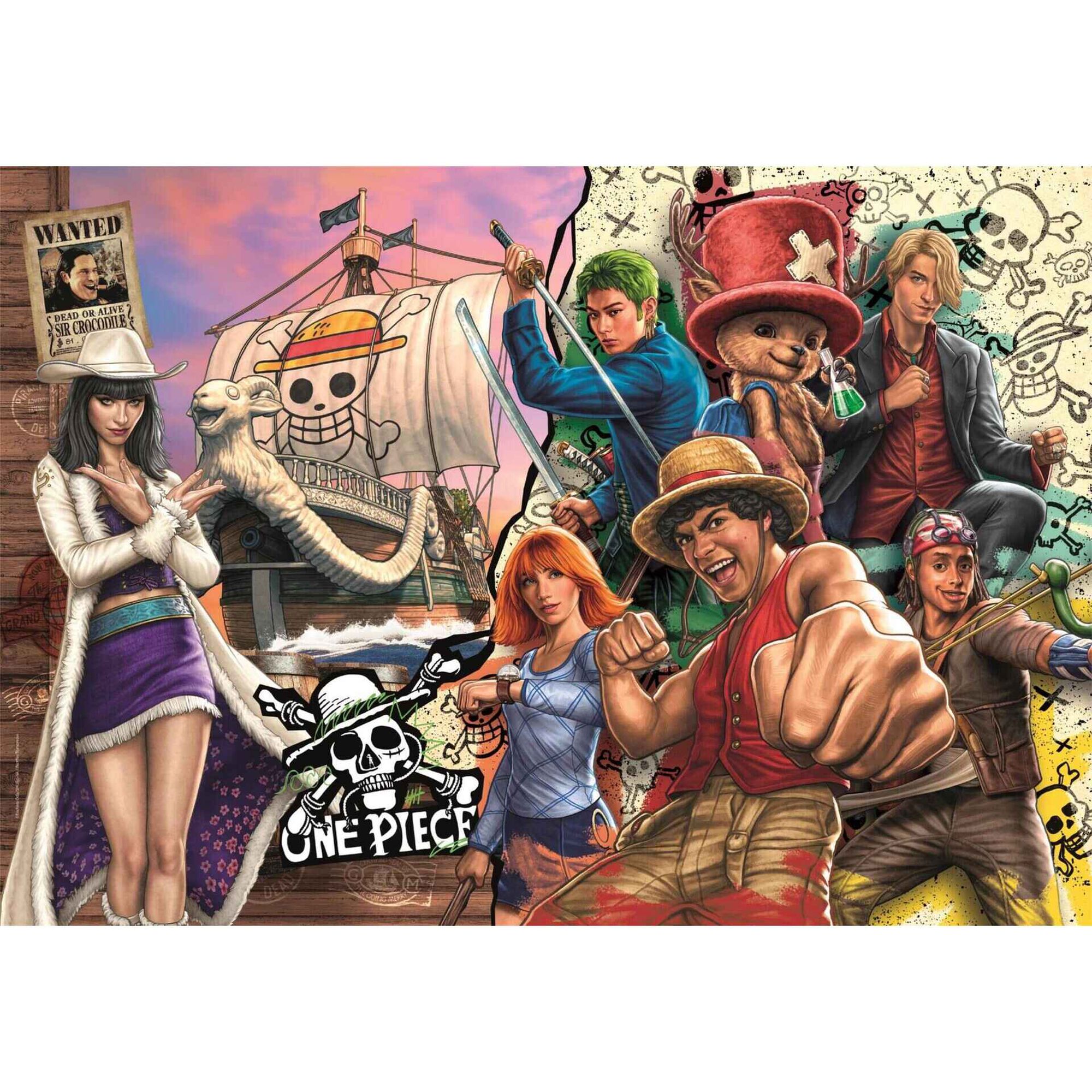 Clementoni - Puzzle One Piece Netflix 180 Pe&ccedil;as