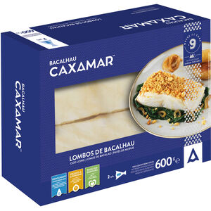 Lombos de Bacalhau 9 Meses de Cura Congelado Caxamar