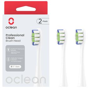 Recarga Escova de Dentes El&eacute;trica Professional Clean Branco Oclean