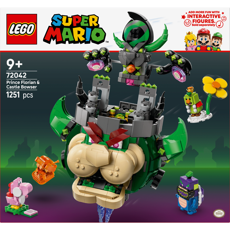 LEGO Super Mario - Príncipe Florian E Bowser Castelo - 72042