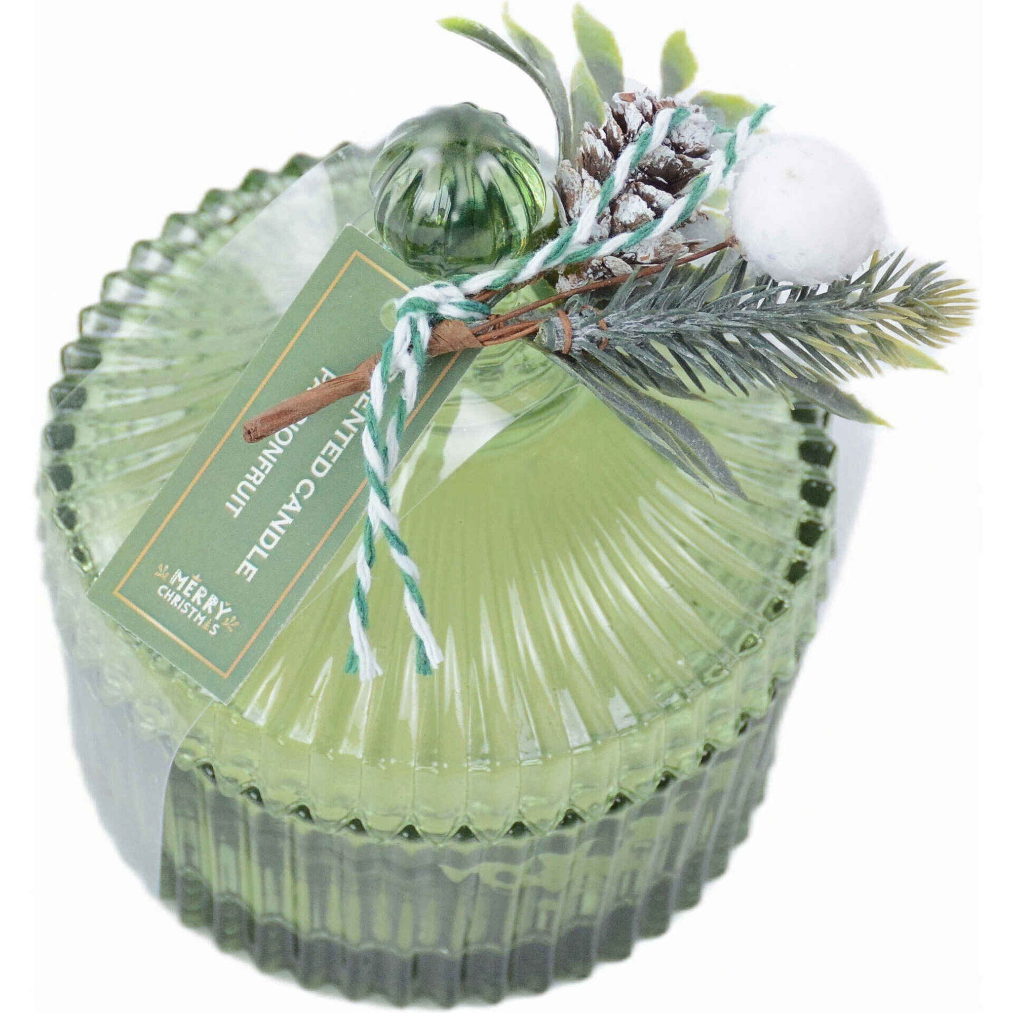 Vela com Tampa Verde 100g Azevinho