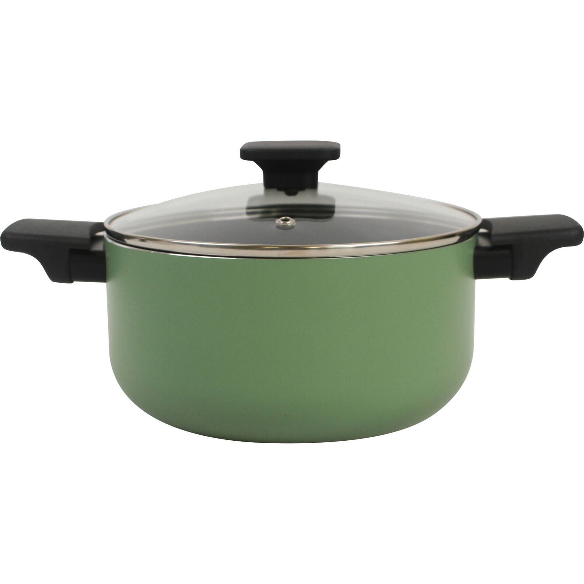Ca&ccedil;arola 24cm Cer&acirc;mica Square Verde Kasa