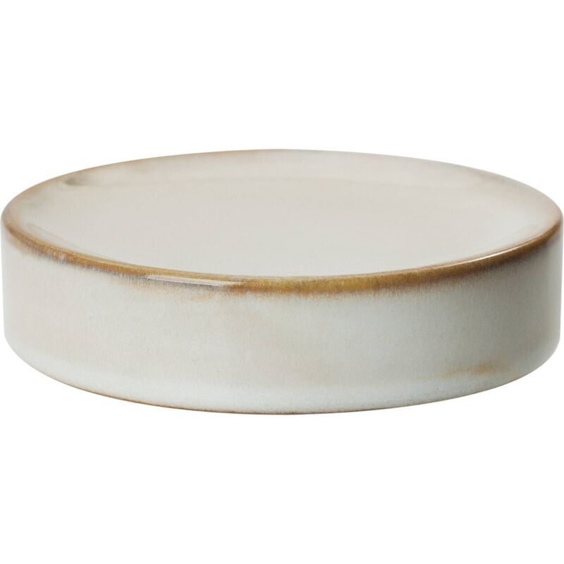 Saboneteira Reactive Glaze Bege Kasa