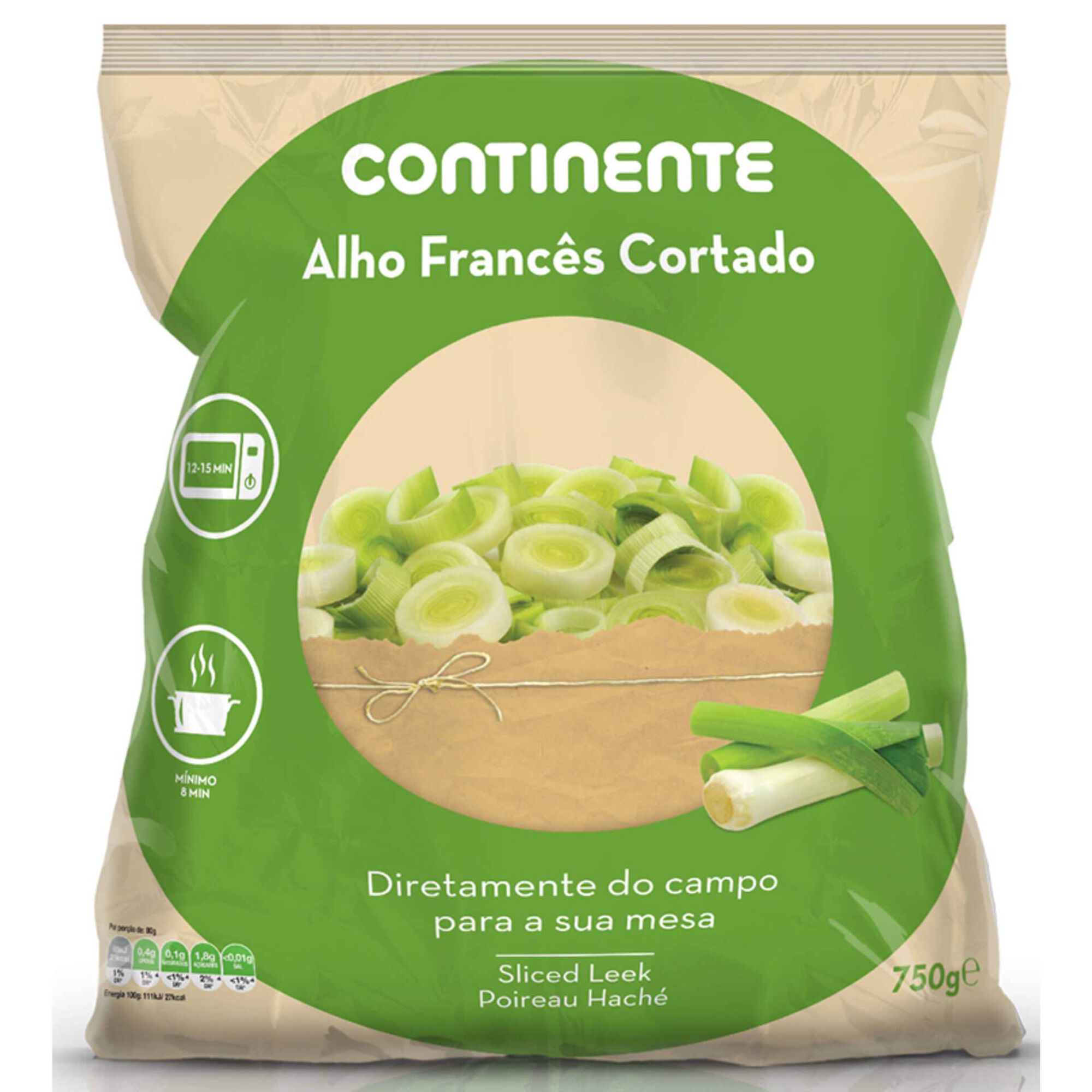 Alho Francês Cortado