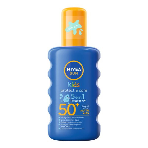 Protetor Solar Spray Protect & Play Crianças FPS 50+ Nivea Sun