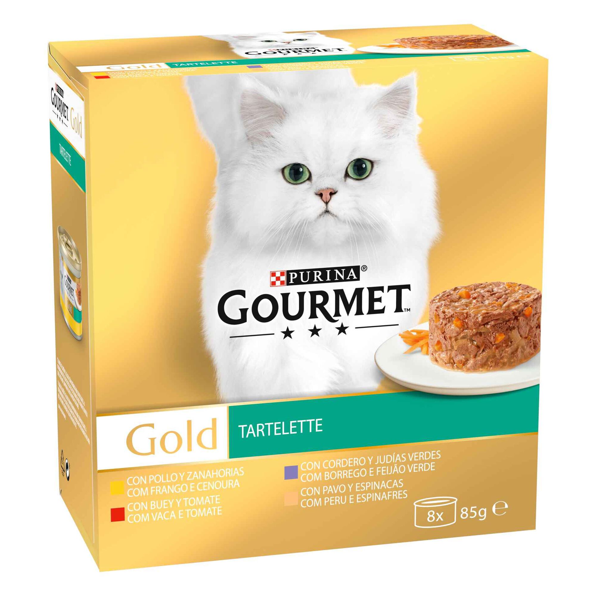 Comida Húmida para Gato Adulto Gold Tartelette Lata Comida Húmida para Gato Adulto Gold Tartelette Lata
