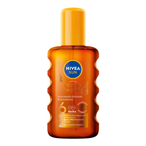 Bronzeador Spray Óleo Cenoura FPS 6 Nivea Sun
