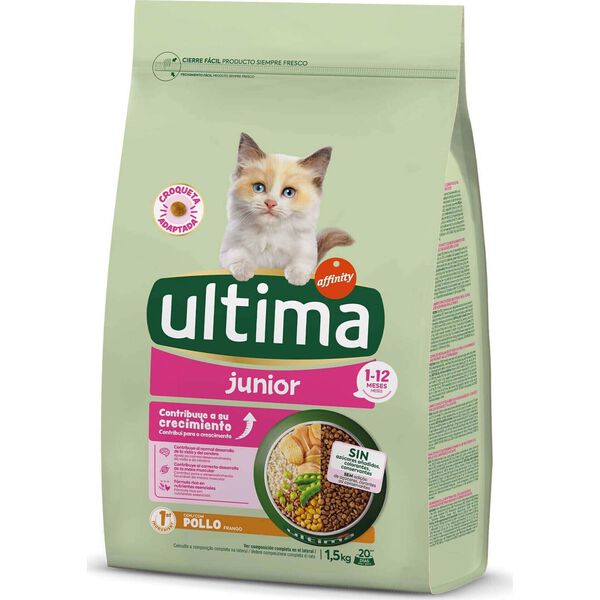 Ração para Gato Júnior Frango Affinity Ultima