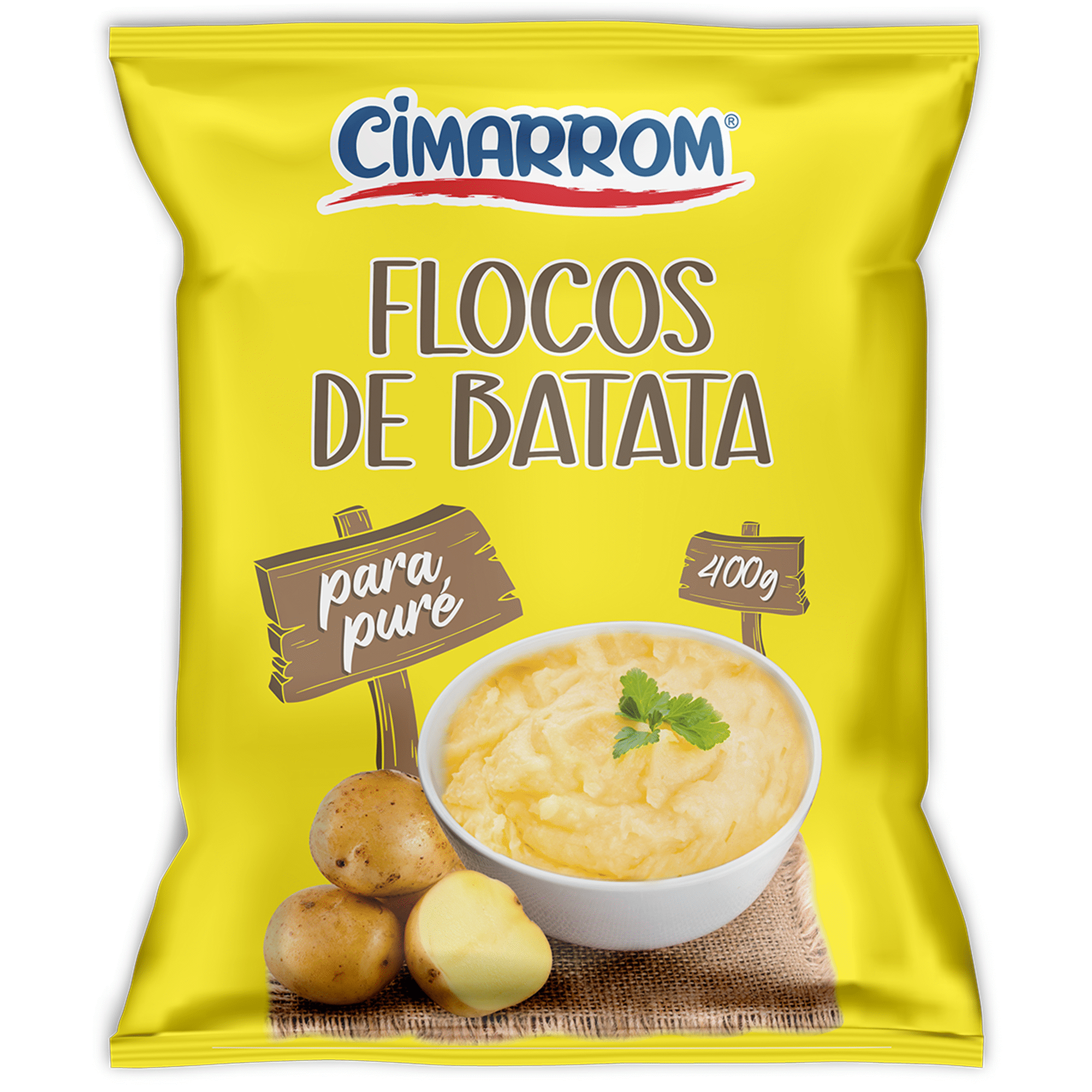 Flocos de Batata para Puré