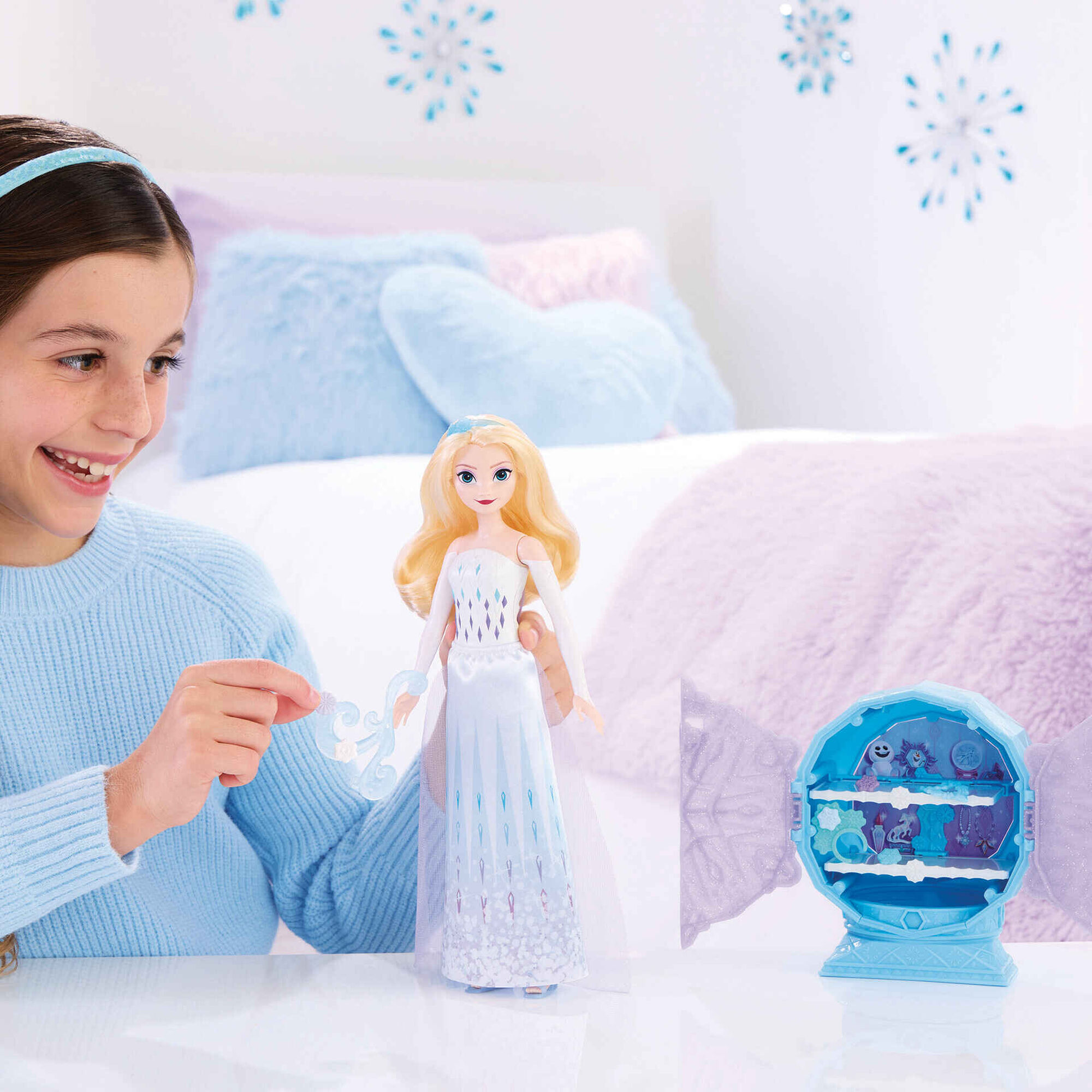 Disney - Boneca Princesa Jewel Reveal Elsa