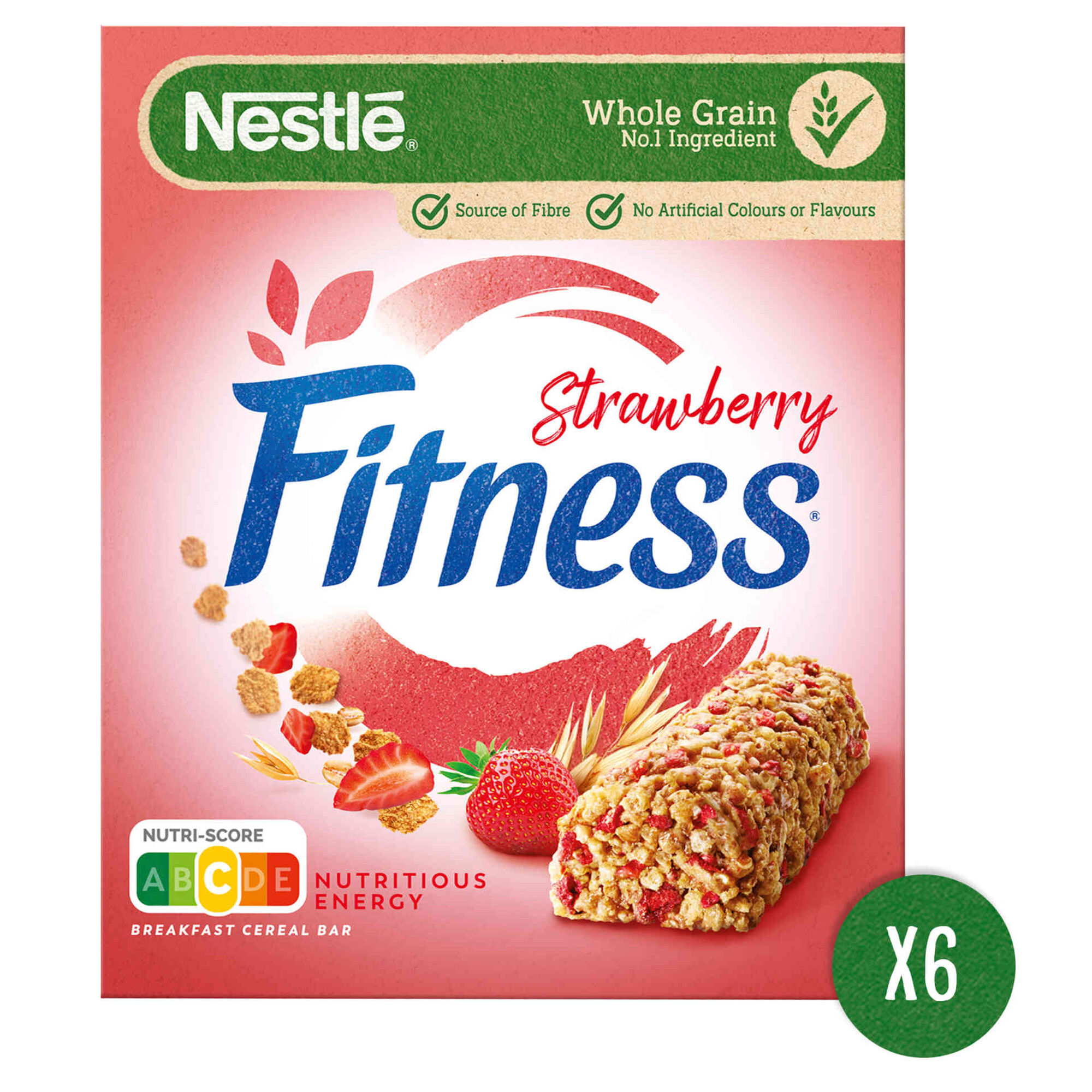 Barras de Cereais Morango Fitness Barras de Cereais Morango Fitness