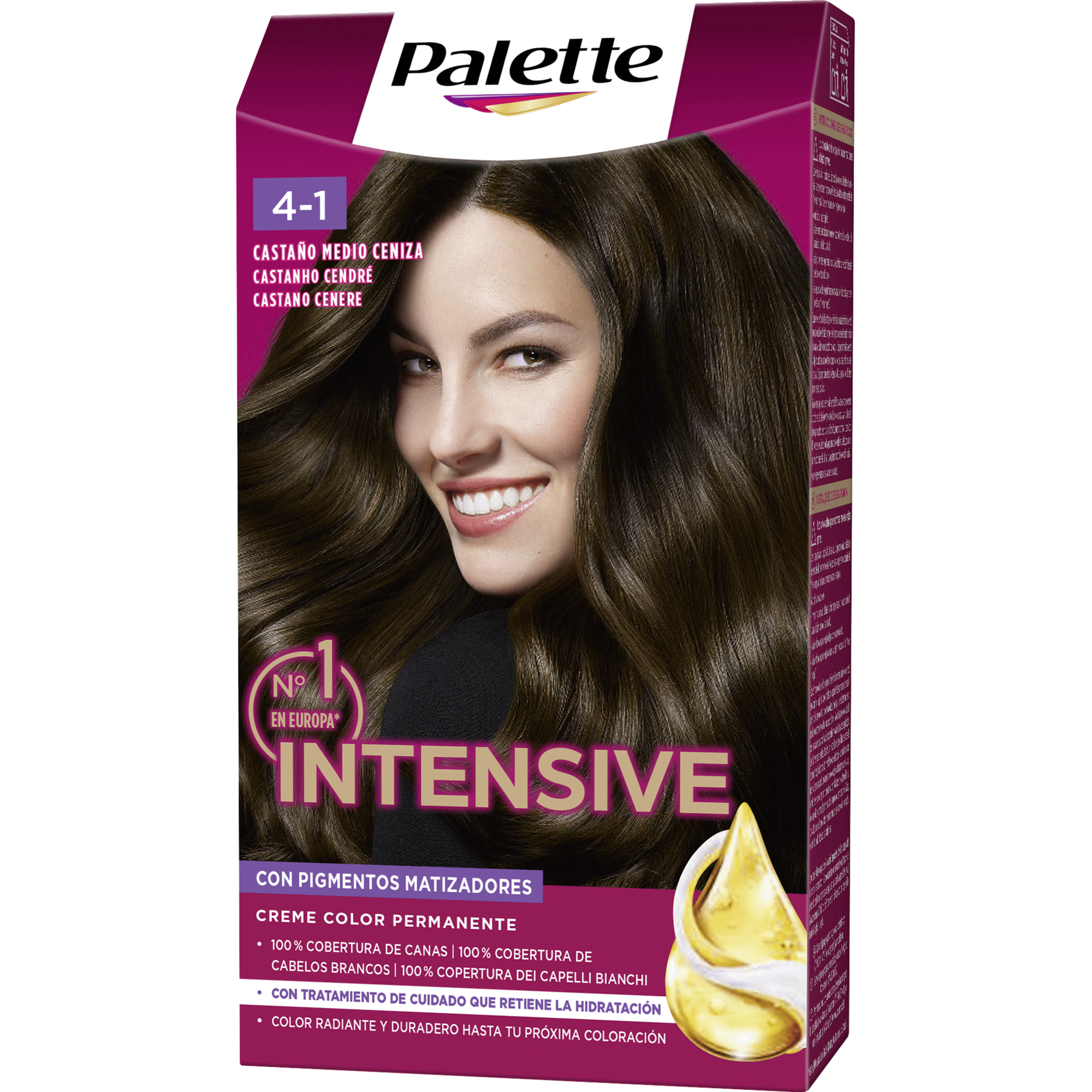 Coloração Permanente Intensive Castanho Cendré 4.1