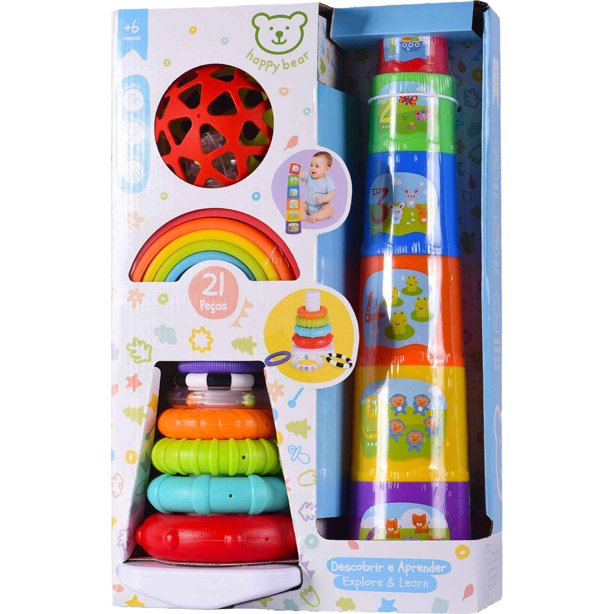 Zoko Happy Bear - Torre Empilhar