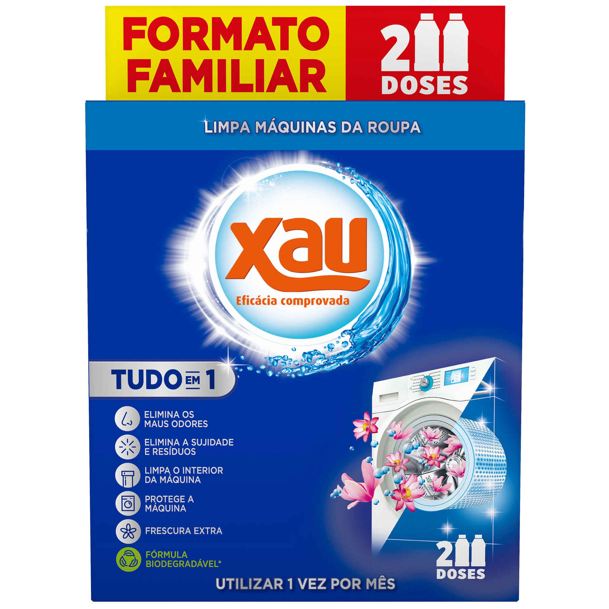 Limpa M&aacute;quinas Roupa Tudo em 1