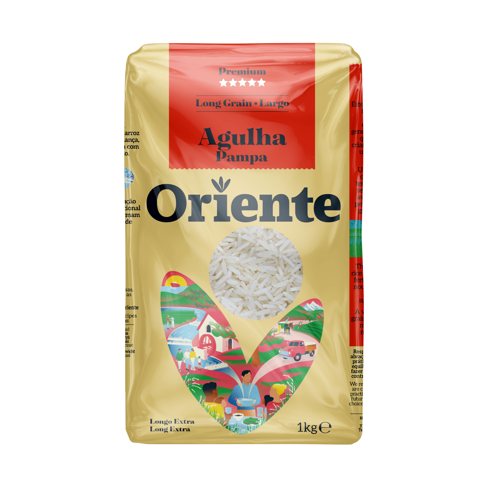 Arroz Agulha Branqueado Extra Longo