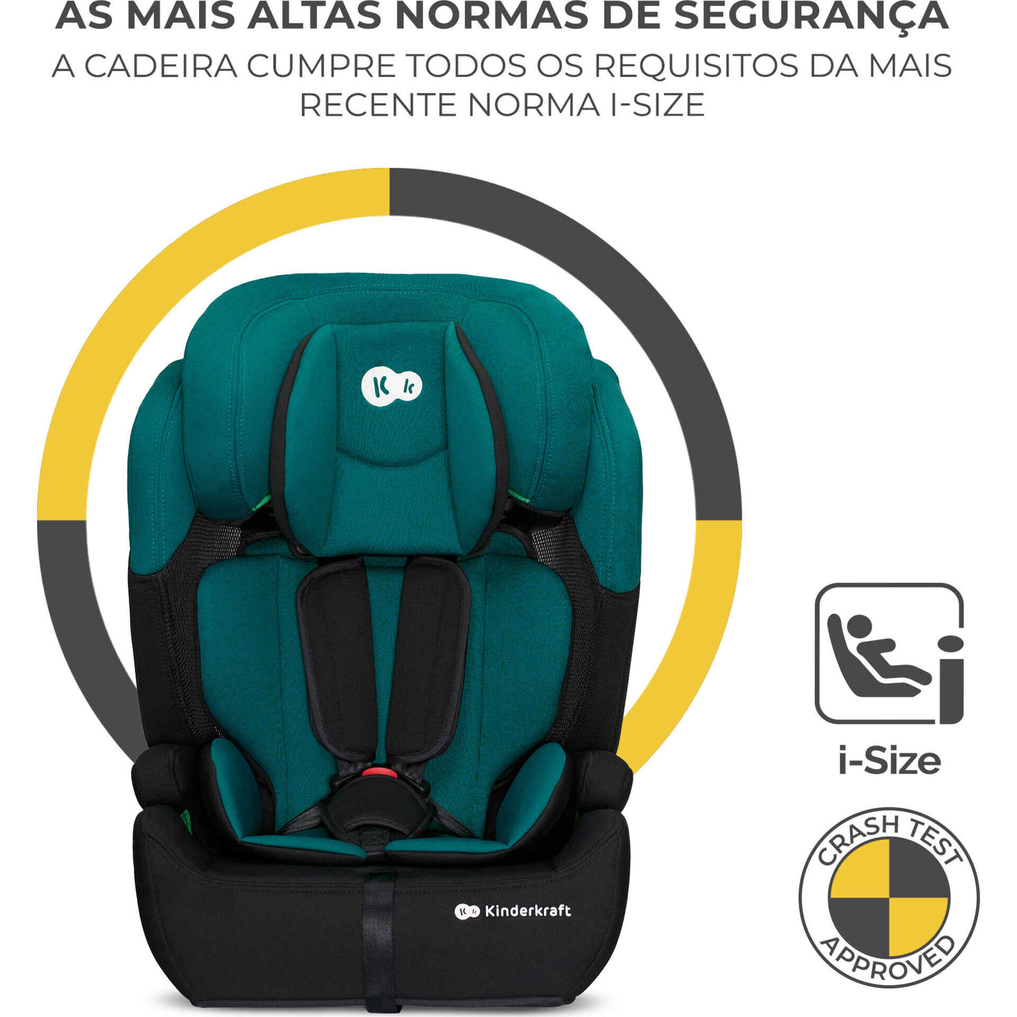 Cadeira Auto I-Size 76-150cm Verde Comfort Up Kinderkraft