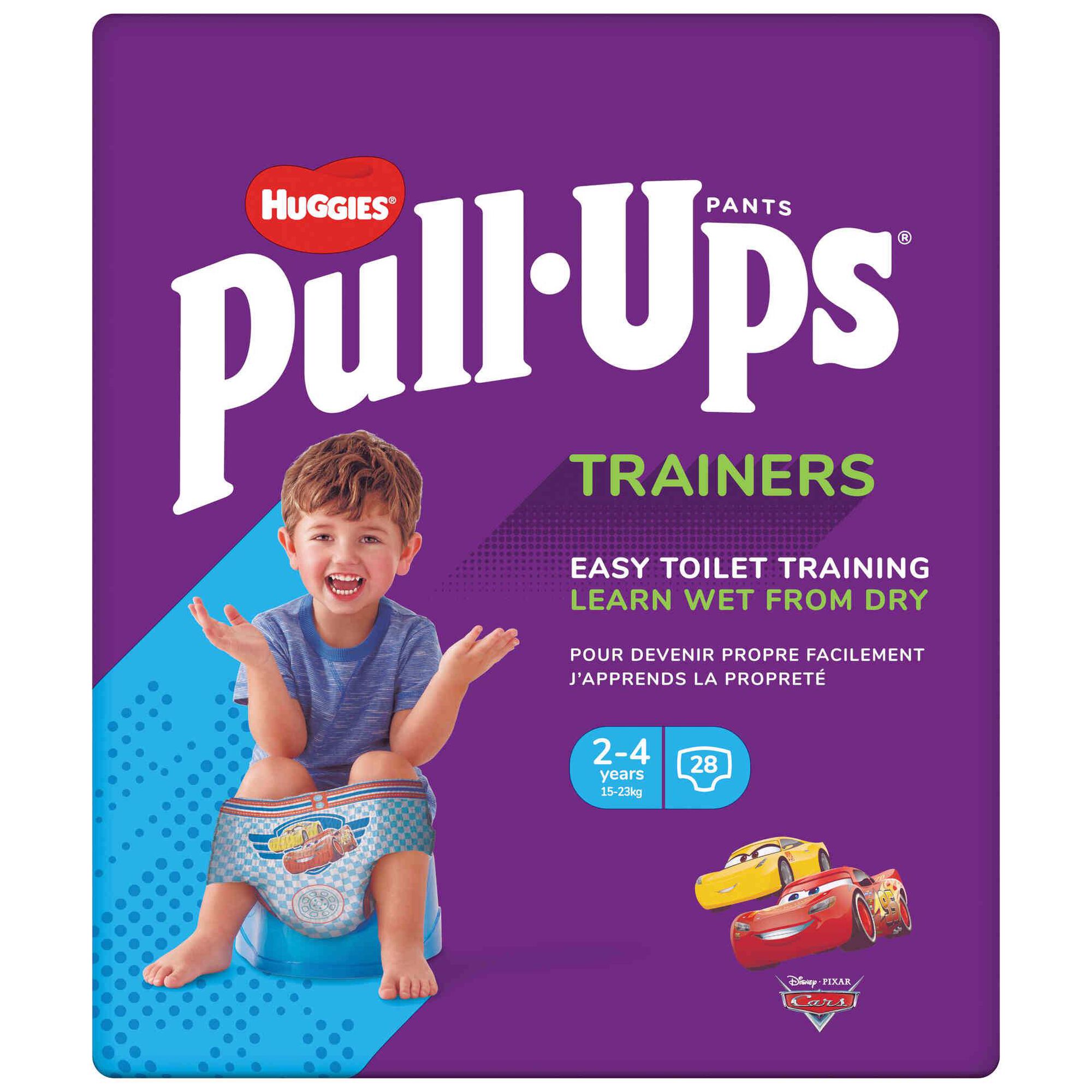 Fraldas Cueca Pull Ups Menino 15-23kg 2-4 Anos