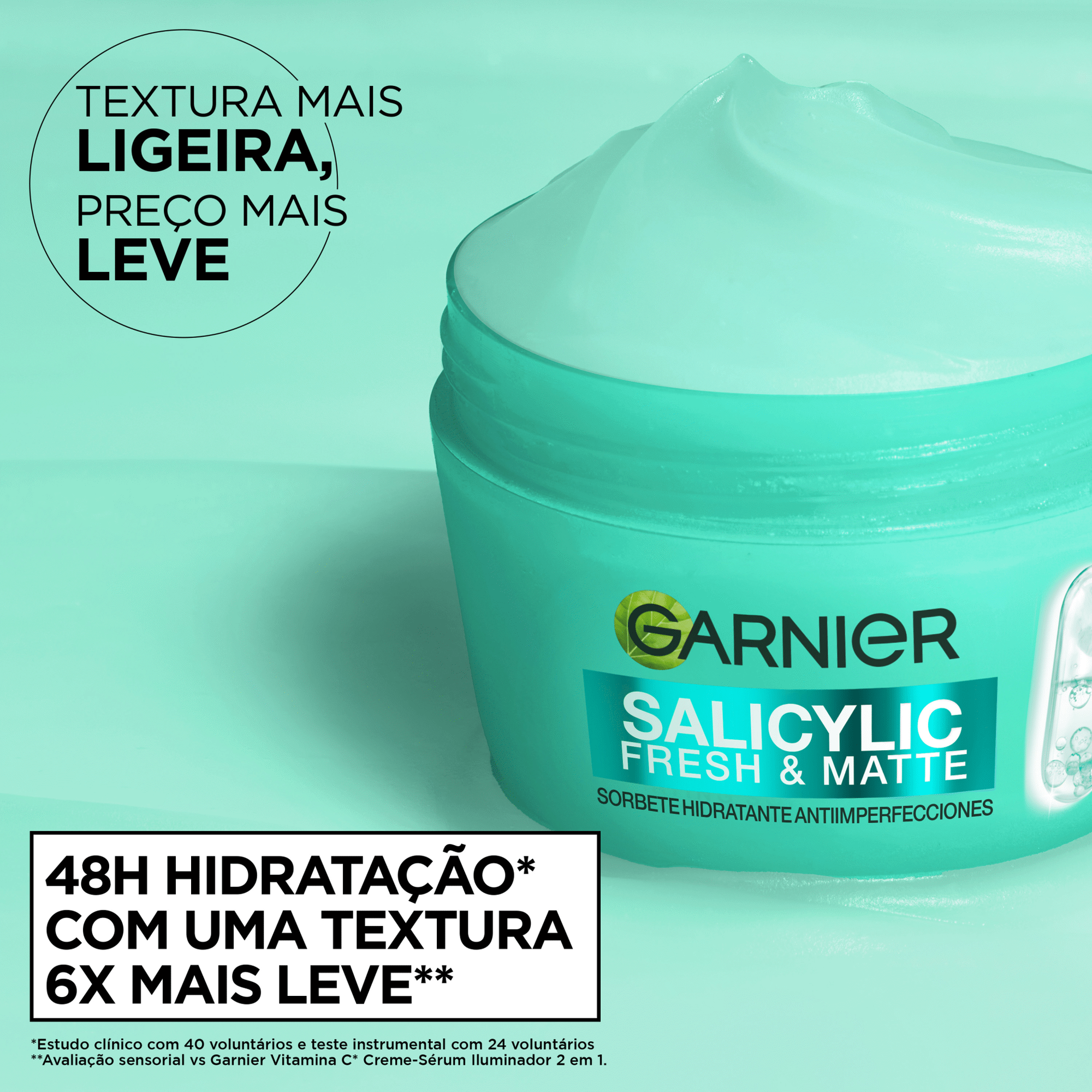 Creme de Rosto Dia Sorvete Fresh&Matte Salicylic Garnier