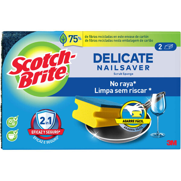 Esfregão Salva Unhas Não Risca Scotch-Brite