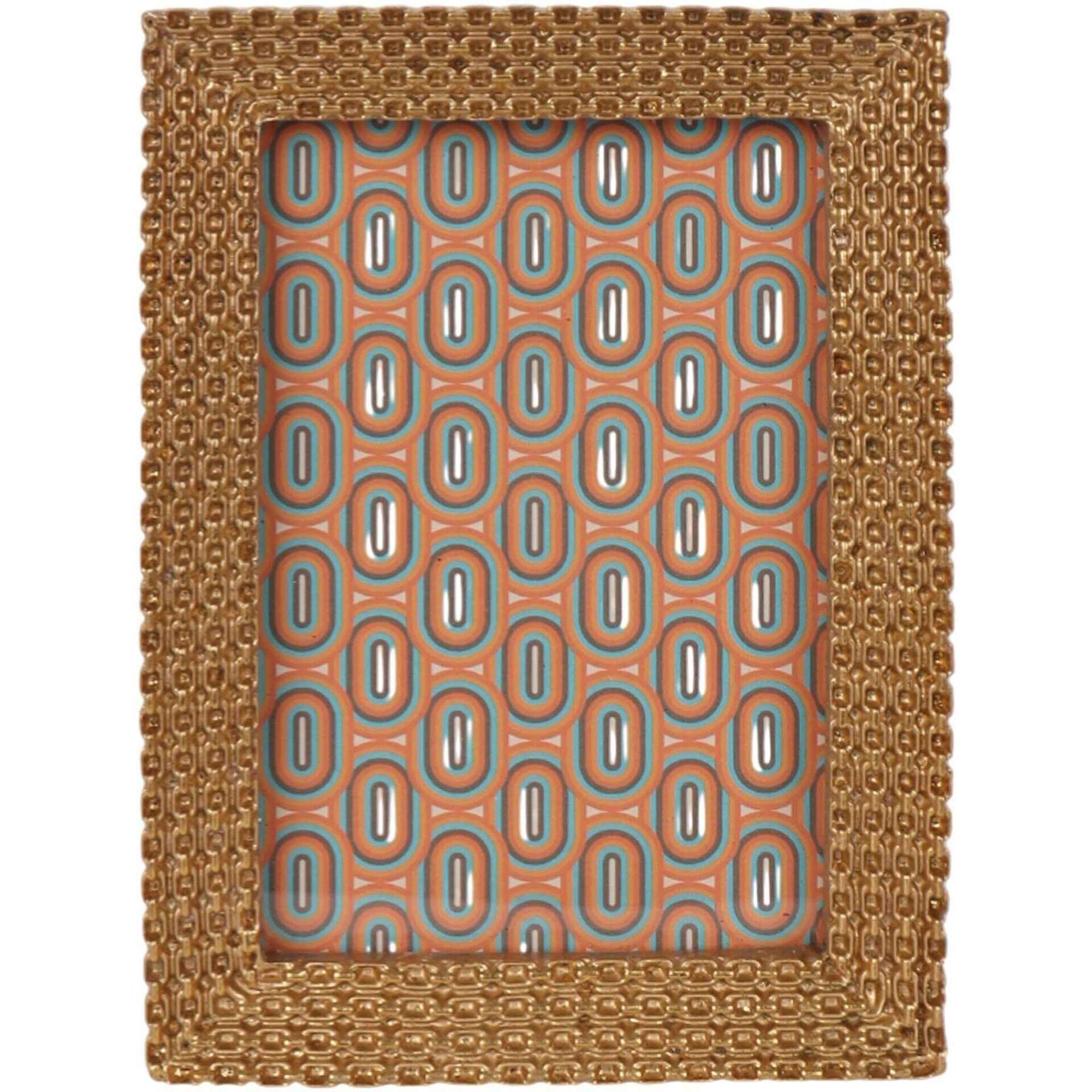 Moldura 10x15cm Estrutura Dourada Kasa