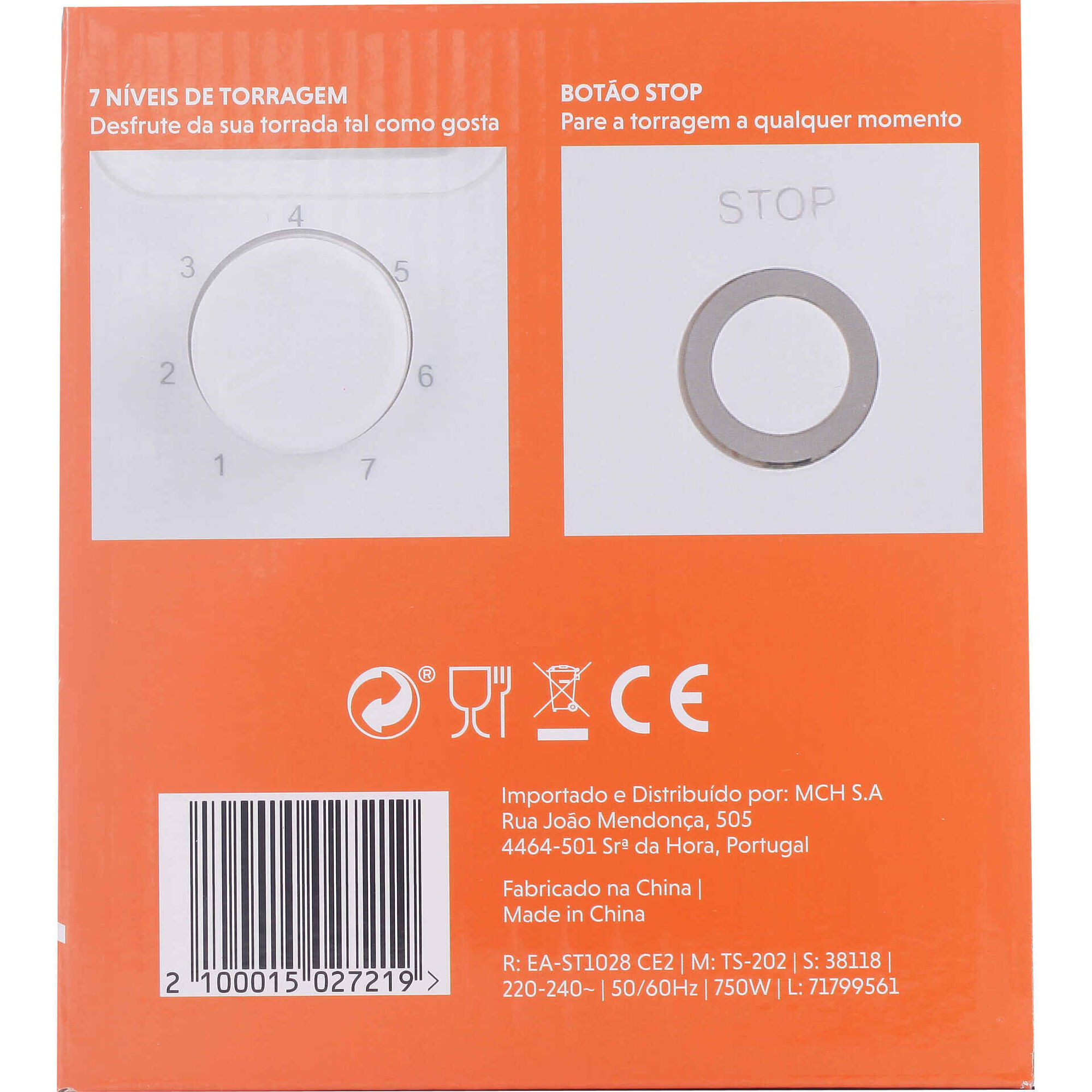 Torradeira Dupla Branca 750W Bazar&atilde;o