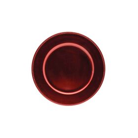 Prato Marcador 33cm Vermelho