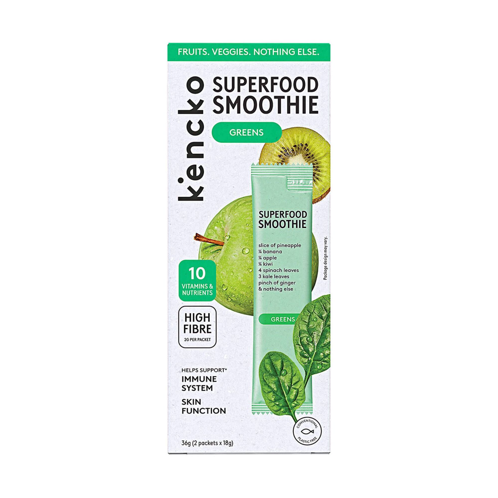 Batido em Saquetas Superfood Greens Kencko