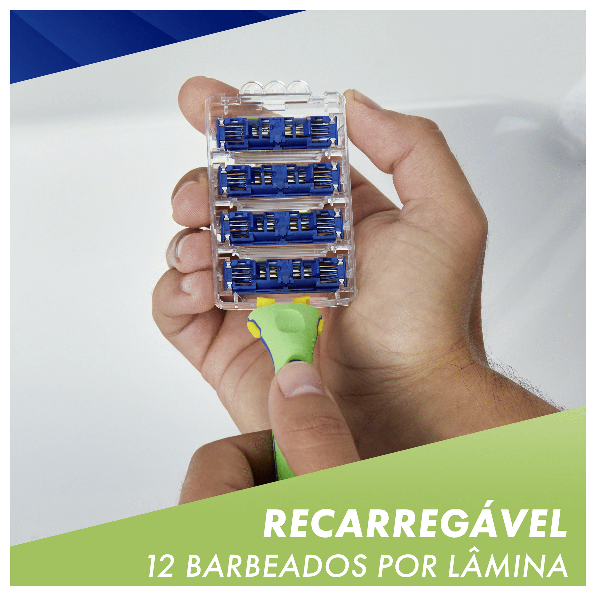 M&aacute;quina de Barbear Sensor 3+ Sensitive Gillette