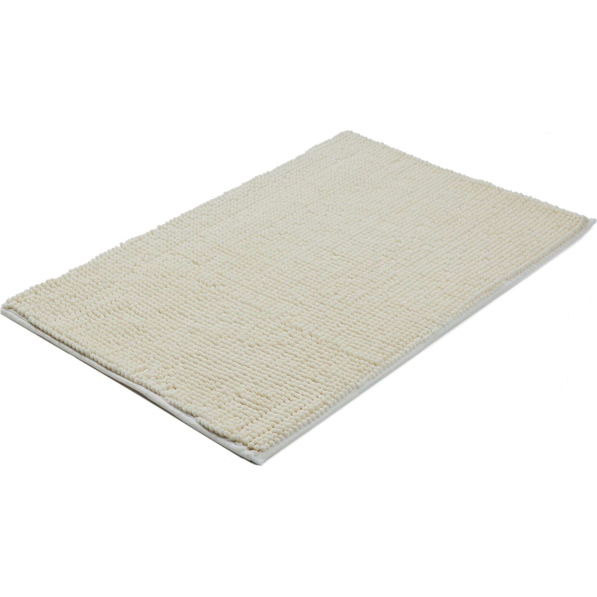 Tapete de Banho Microfibra 50x80cm Bege Claro